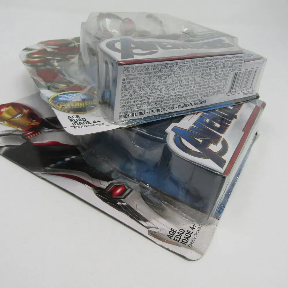 Marvel Avengers Iron Spider & Iron Man Action Figures Hasbro New In Package Lot